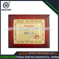 2015 custom wooden logo plate ,wooden award plaque,wooden nameplate for dealer